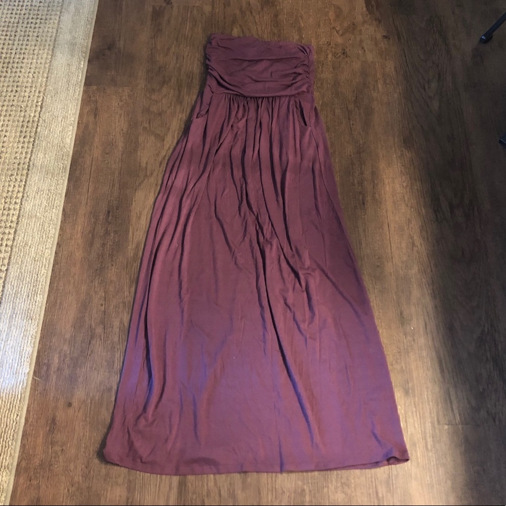 Zenana Outfitters strapless dress